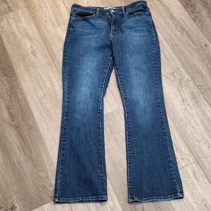 Levi's Dark Blue Flare Jeans - Wide Leg